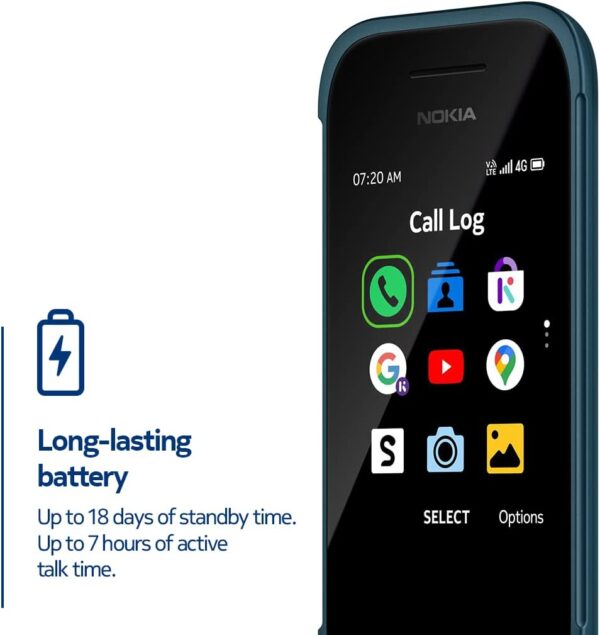 Nokia 2780 Flip | Unlocked | Verizon, AT&T, T-Mobile | Blue